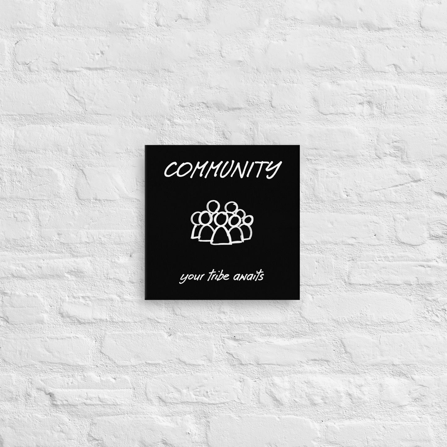 Community thin canvas