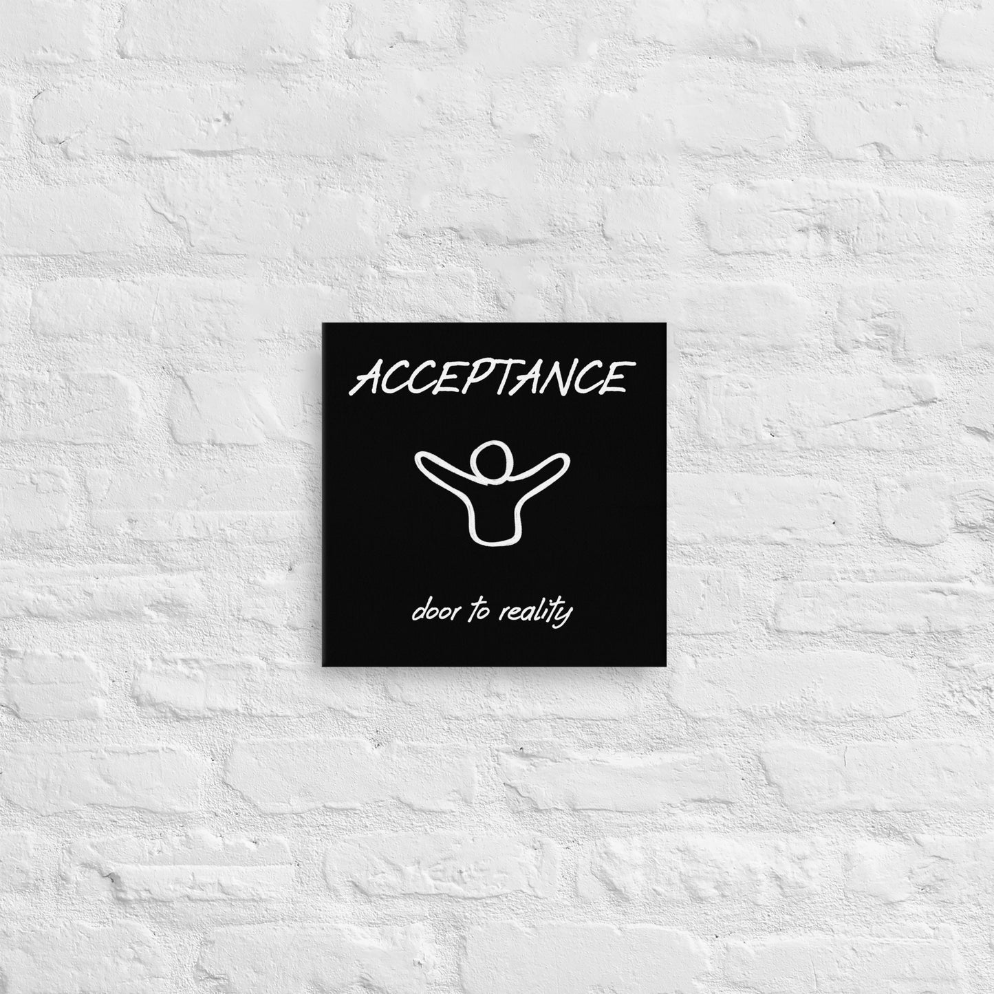 Acceptance thin canvas