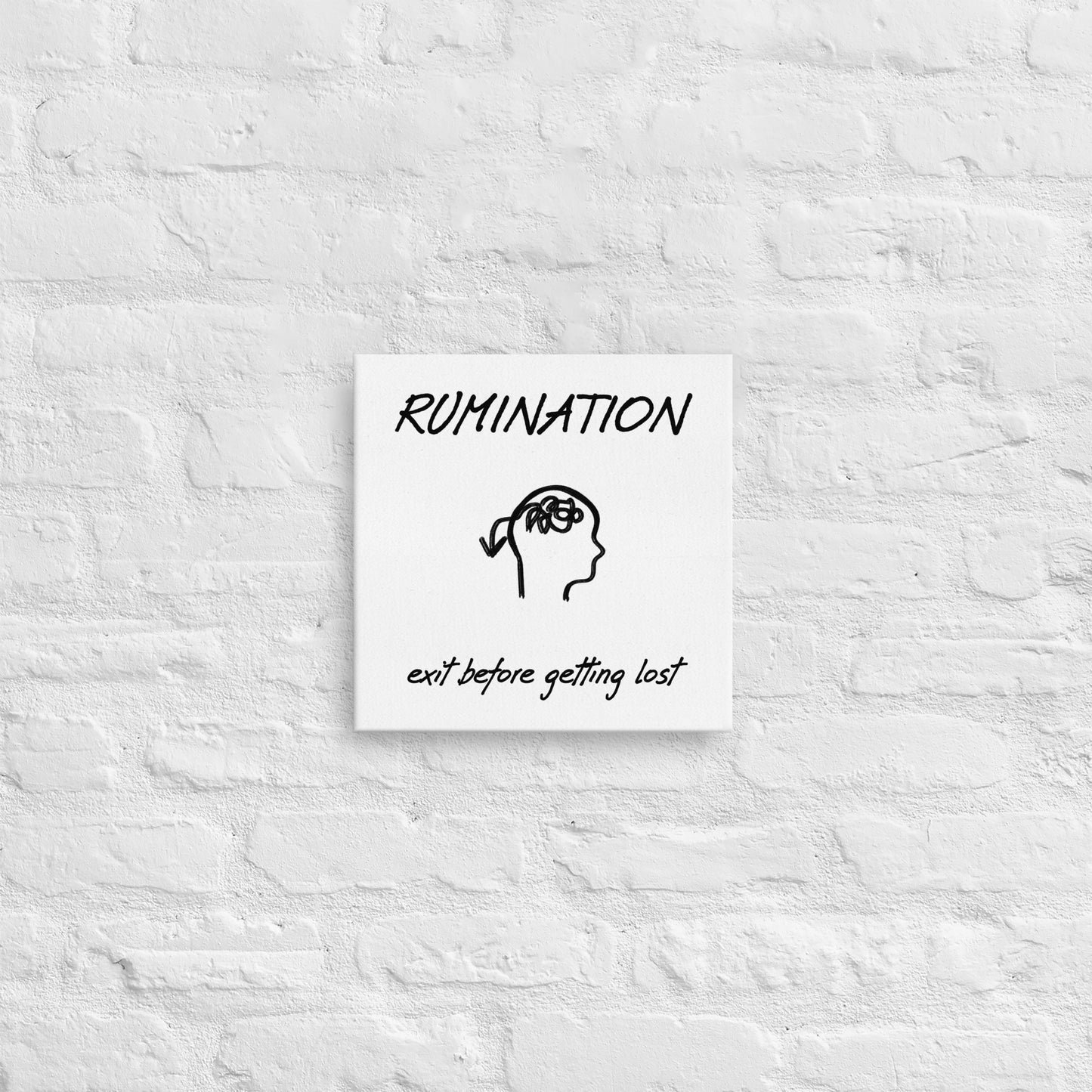 Rumination thin canvas