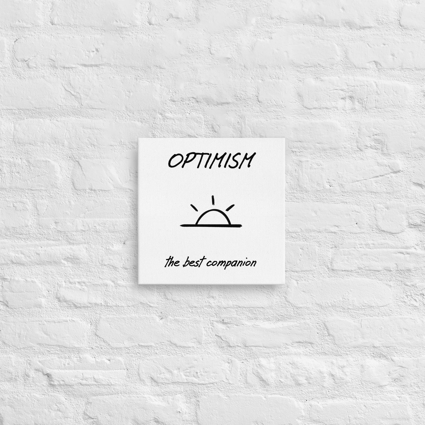 Optimism thin canvas