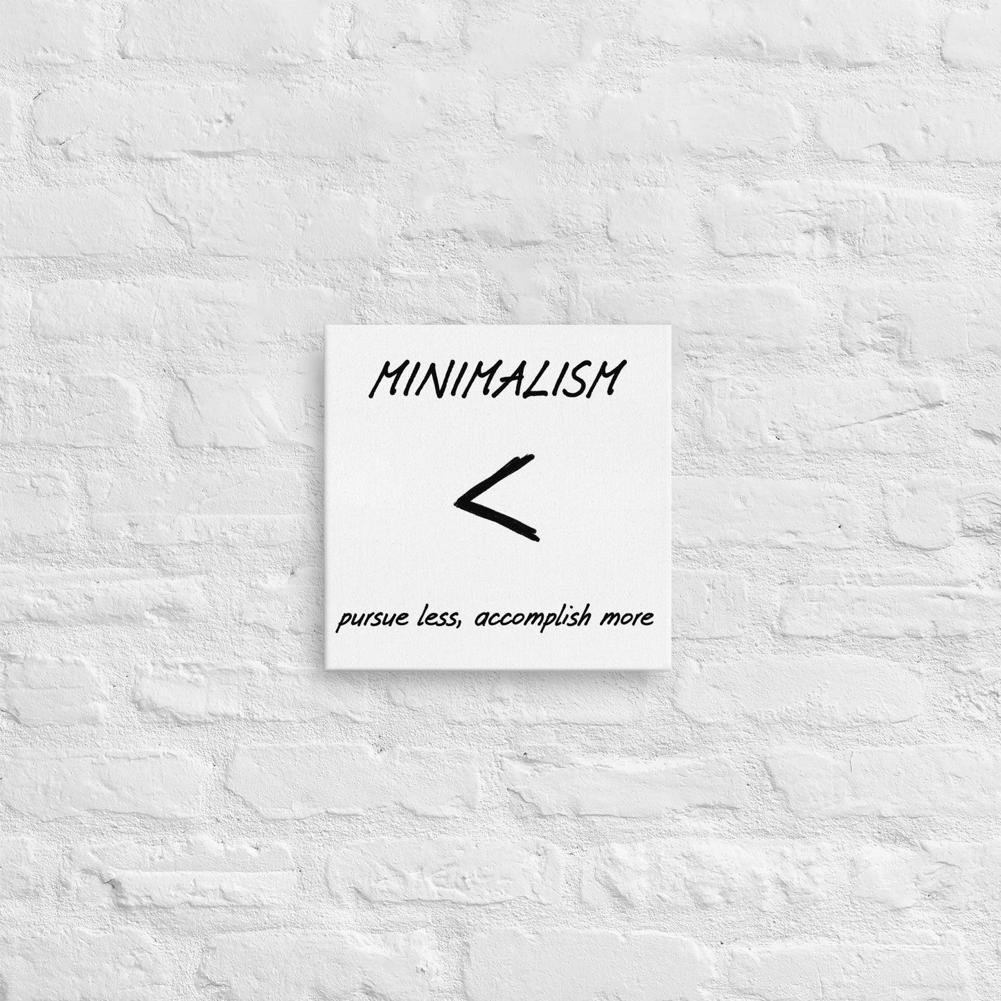 Minimalism thin canvas