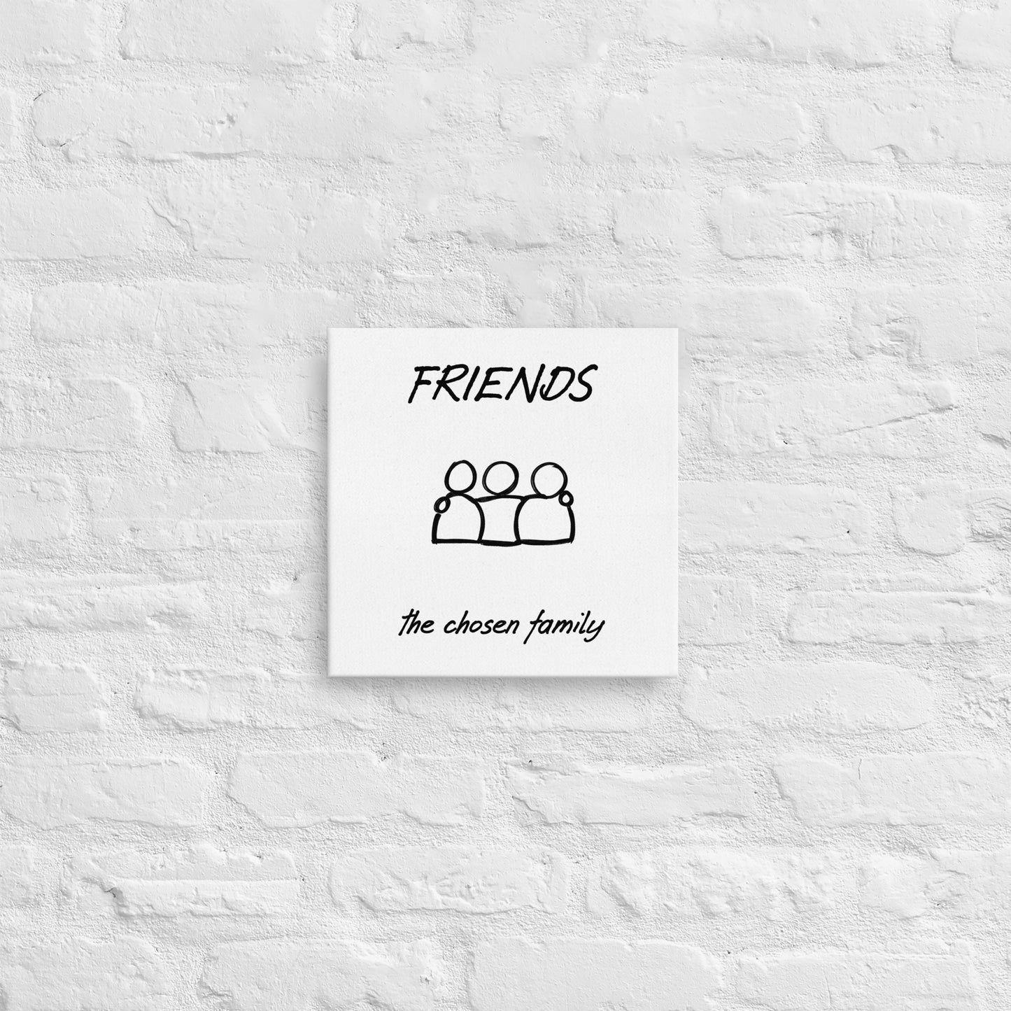 Friends thin canvas