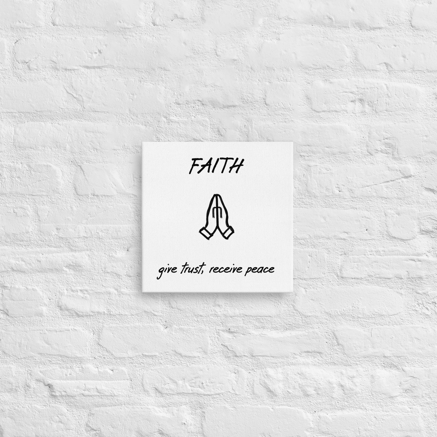 Faith thin canvas