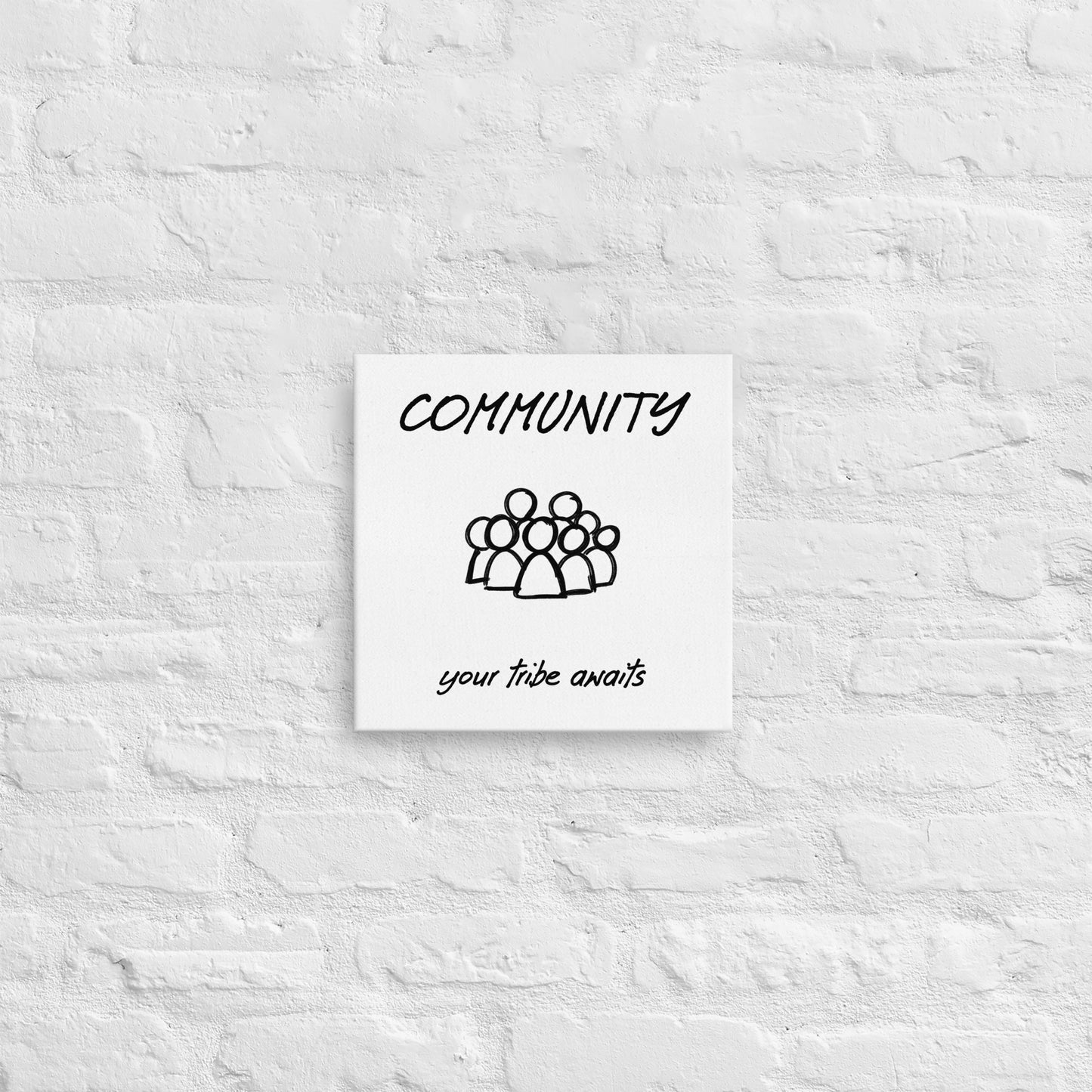 Community thin canvas