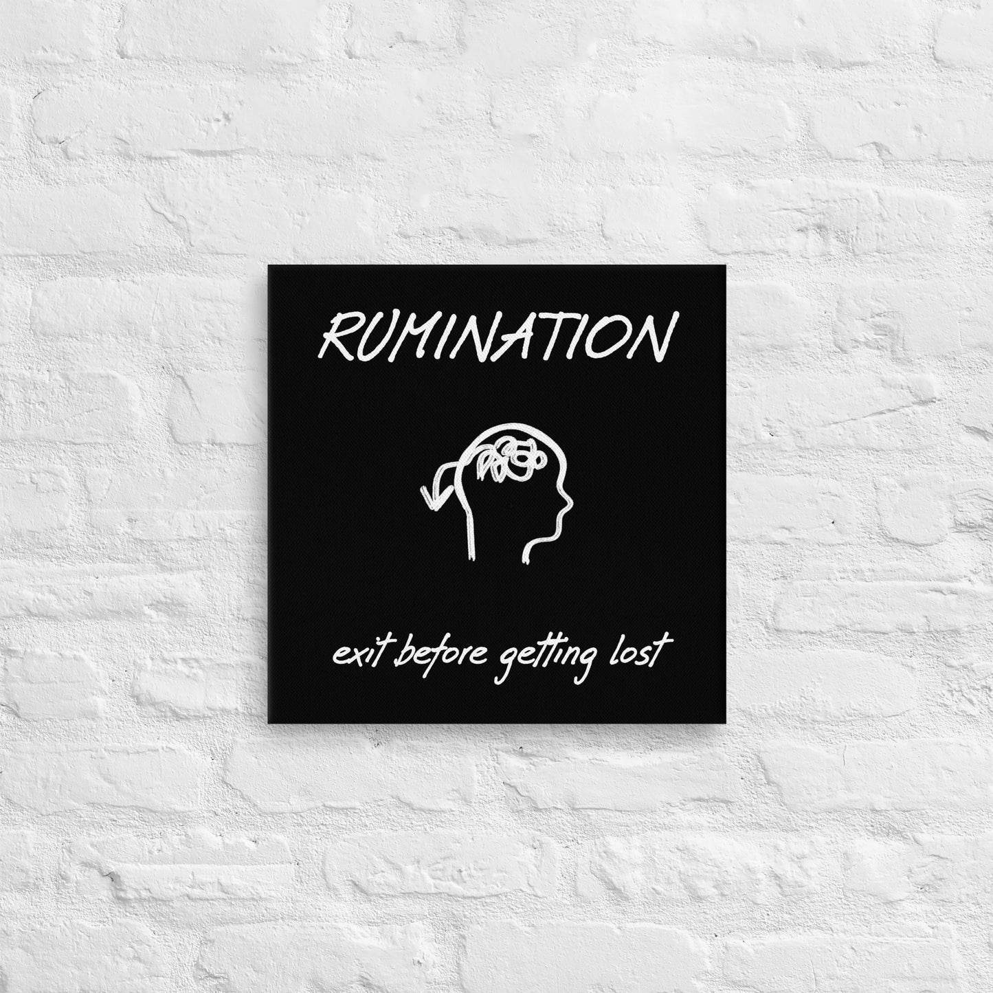 Rumination Thin canvas