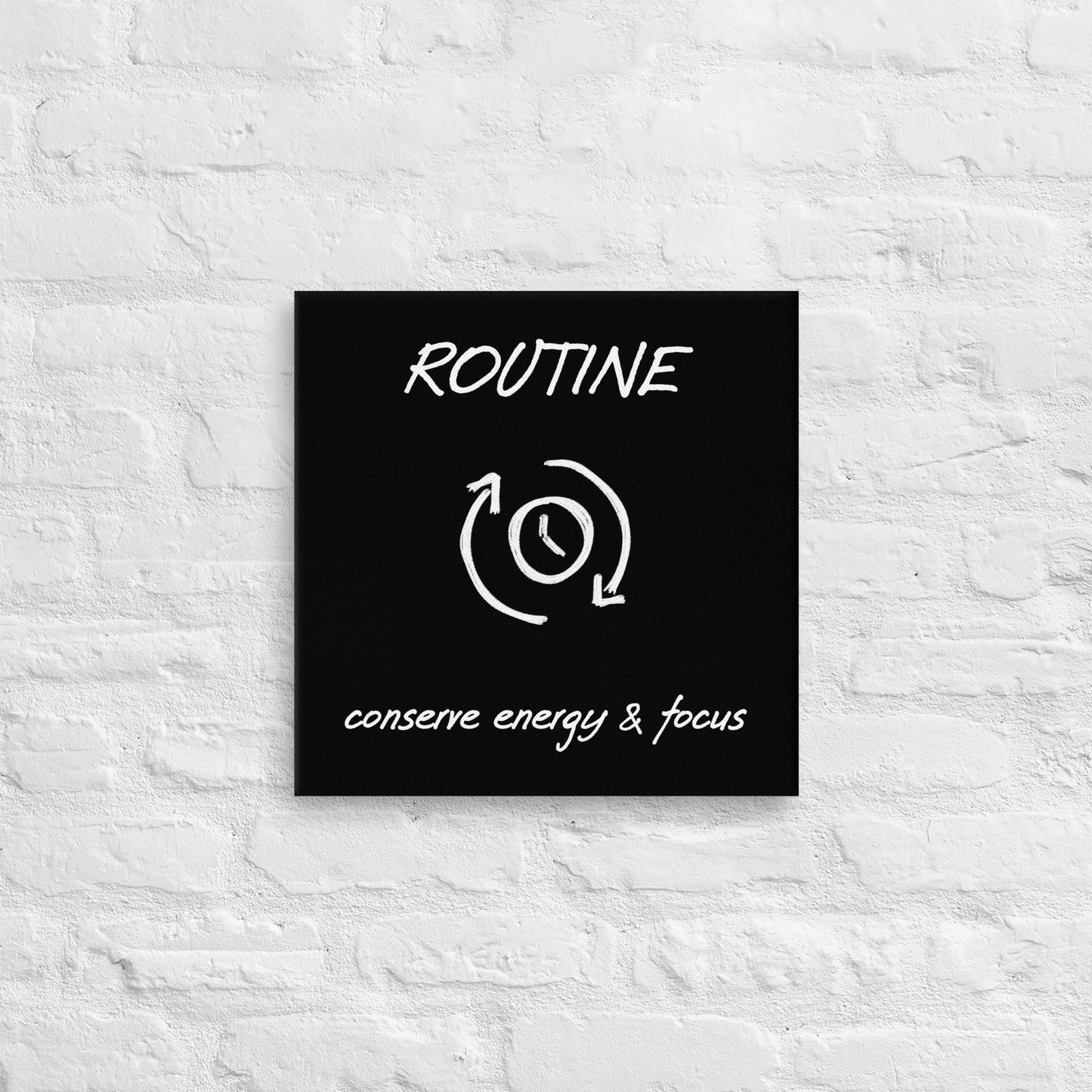 Routine Thin canvas