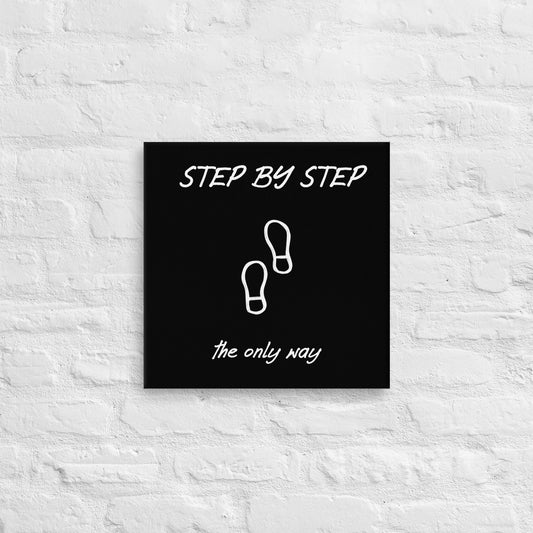 Step by Step thin canvas