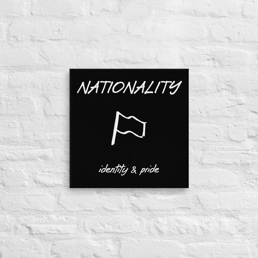 Nationality thin canvas