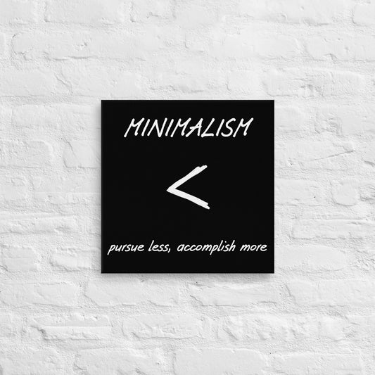 Minimalism thin canvas