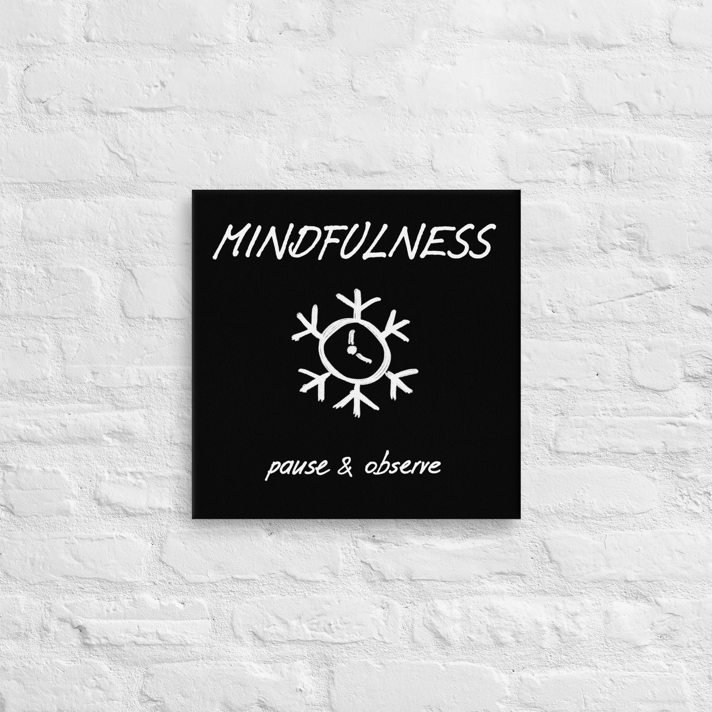 Mindfulness thin canvas