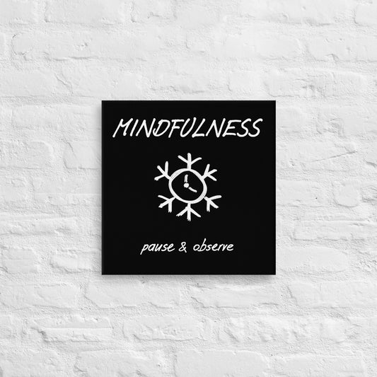 Mindfulness thin canvas