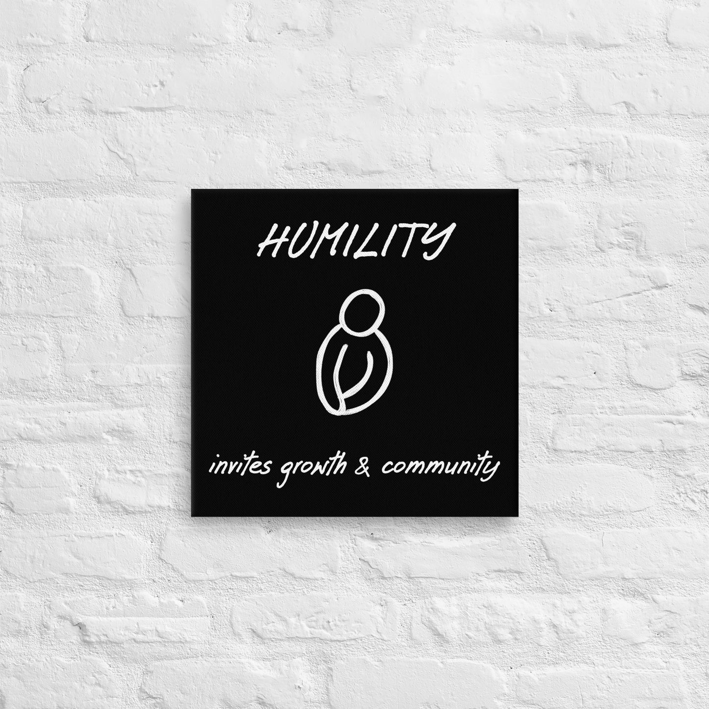 Humility thin canvas