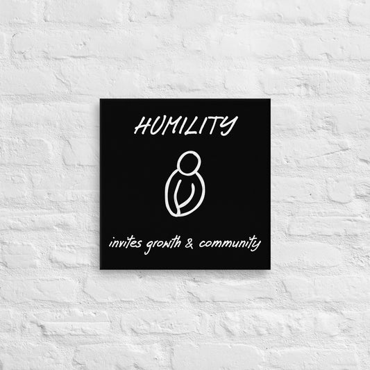 Humility thin canvas