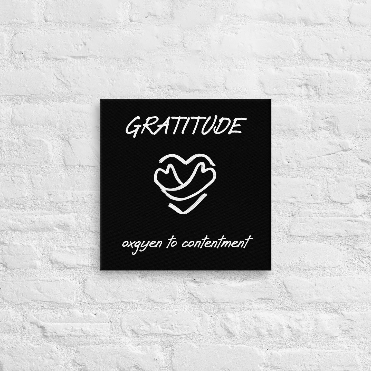 Gratitude thin canvas