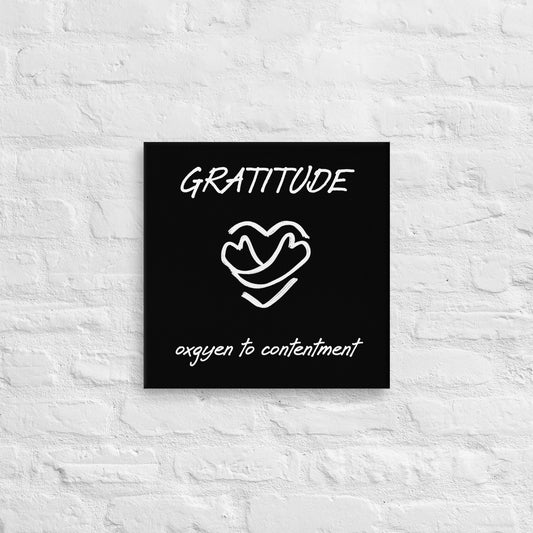 Gratitude thin canvas