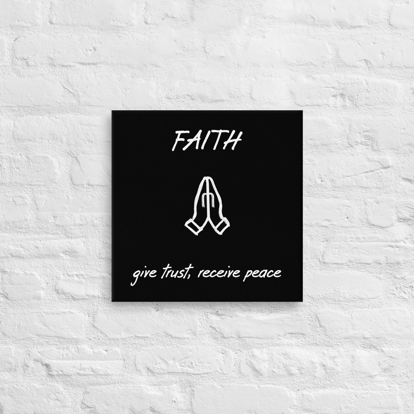 Faith thin canvas