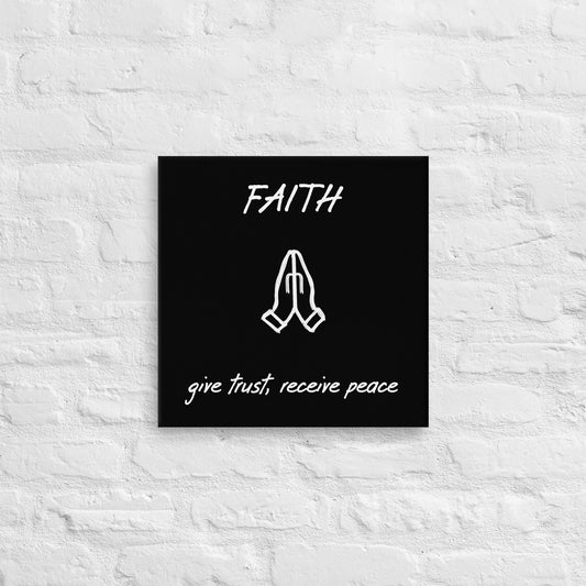 Faith thin canvas