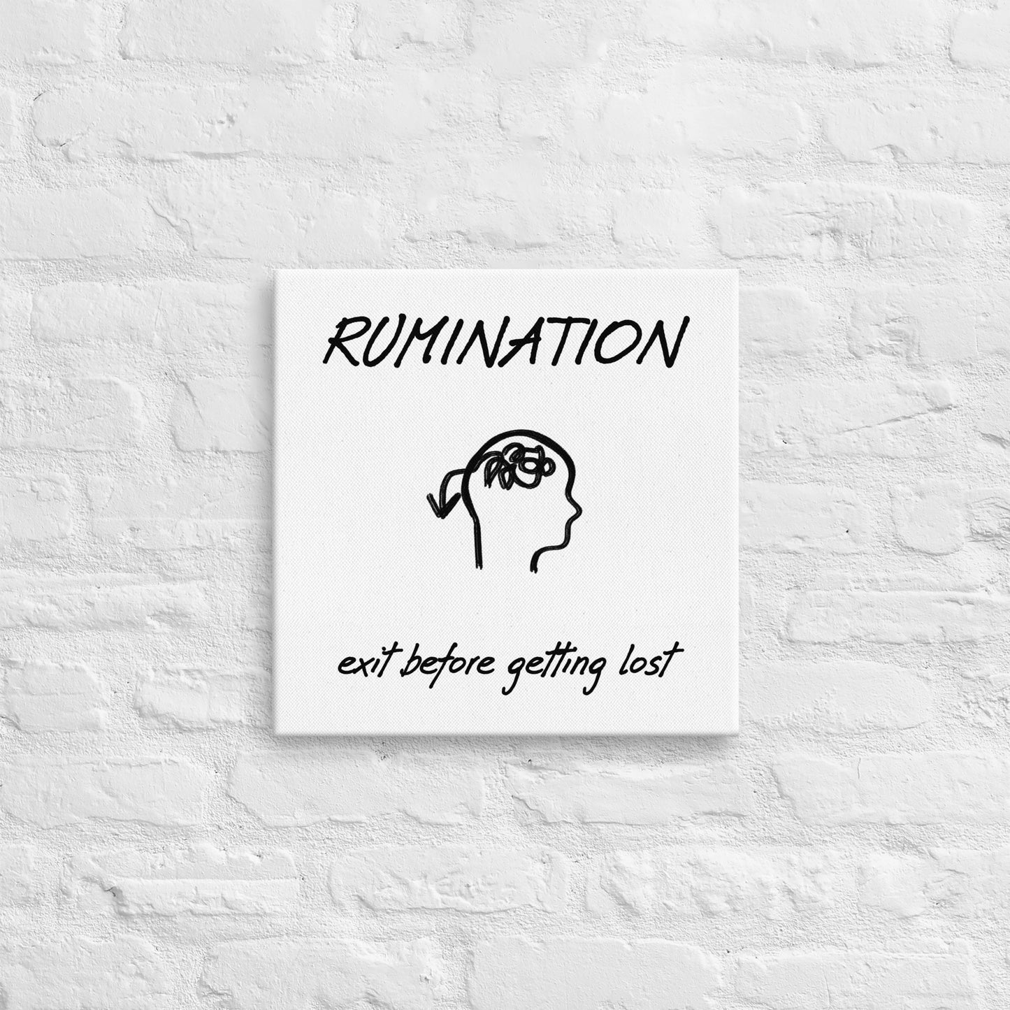 Rumination thin canvas