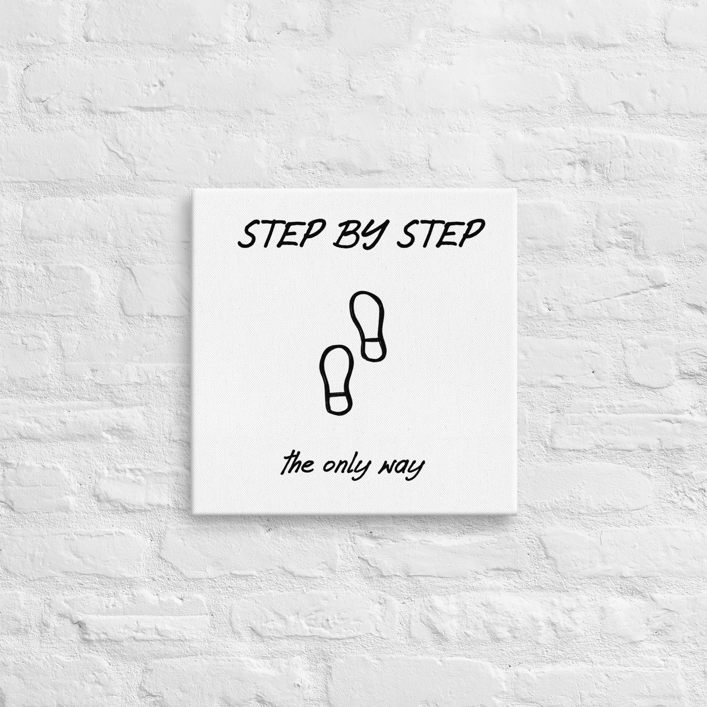 Step by Step thin canvas