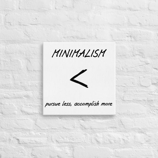 Minimalism thin canvas