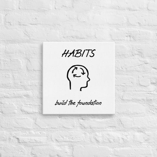 Habits thin canvas