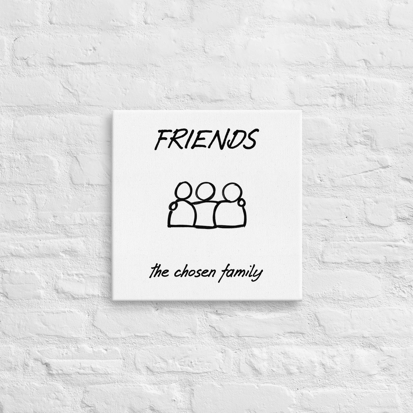 Friends thin canvas