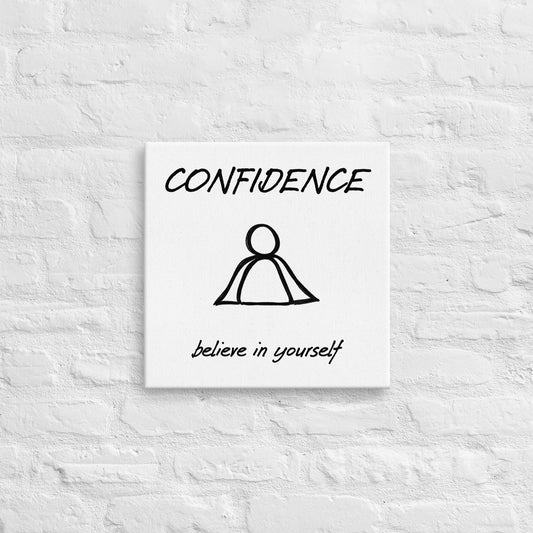 Confidence thin canvas