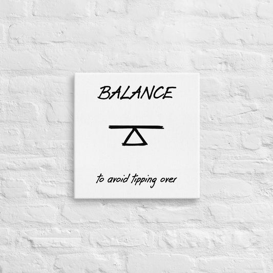 Balance thin canvas