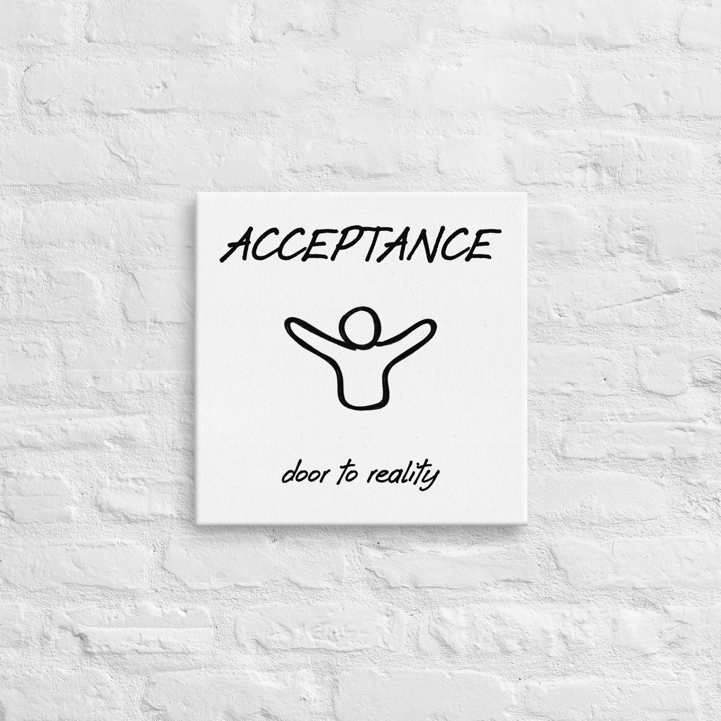 Acceptance thin canvas