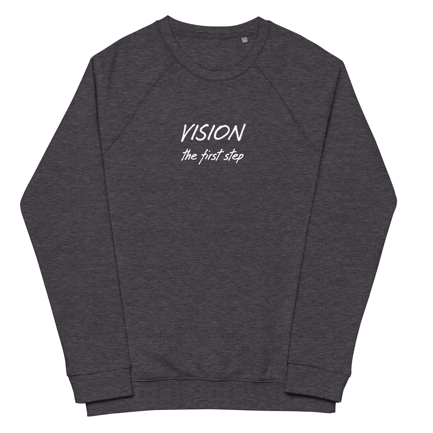 Vision unisex organic raglan sweatshirt