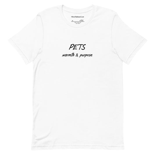 Pets unisex t-shirt