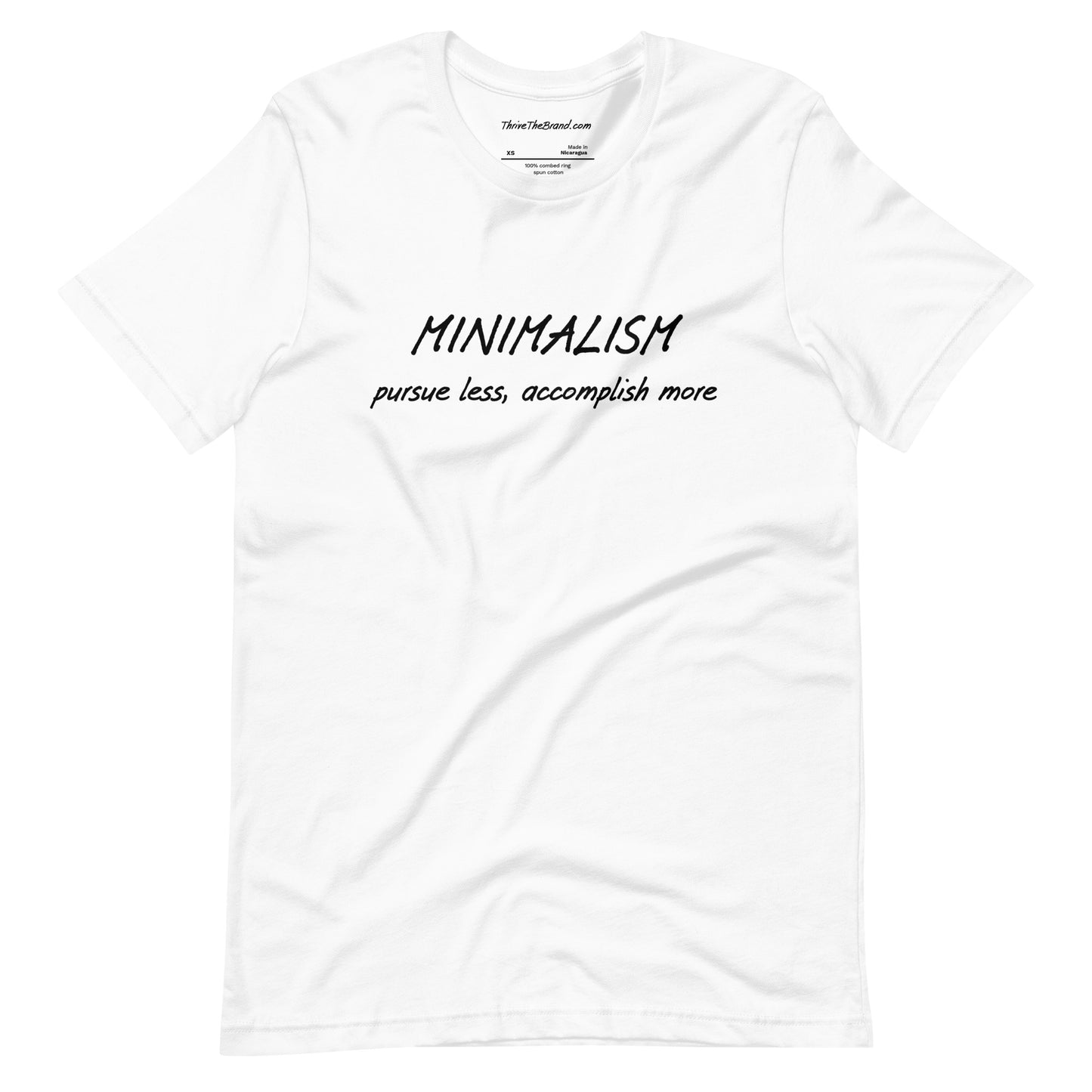 Minimalism unisex t-shirt