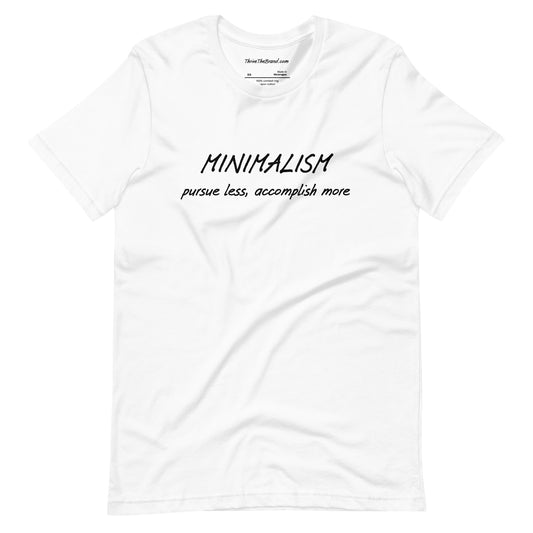 Minimalism unisex t-shirt