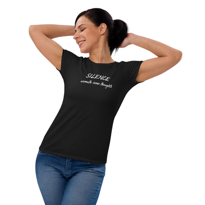 Silence women's short sleeve t-shirt