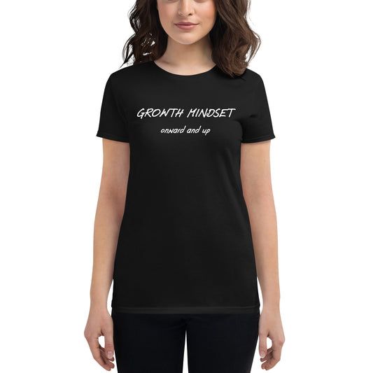 Growth mindset women's short sleeve t-shirt