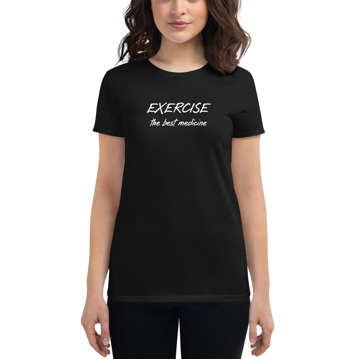 Exercise women's short sleeve t-shirt